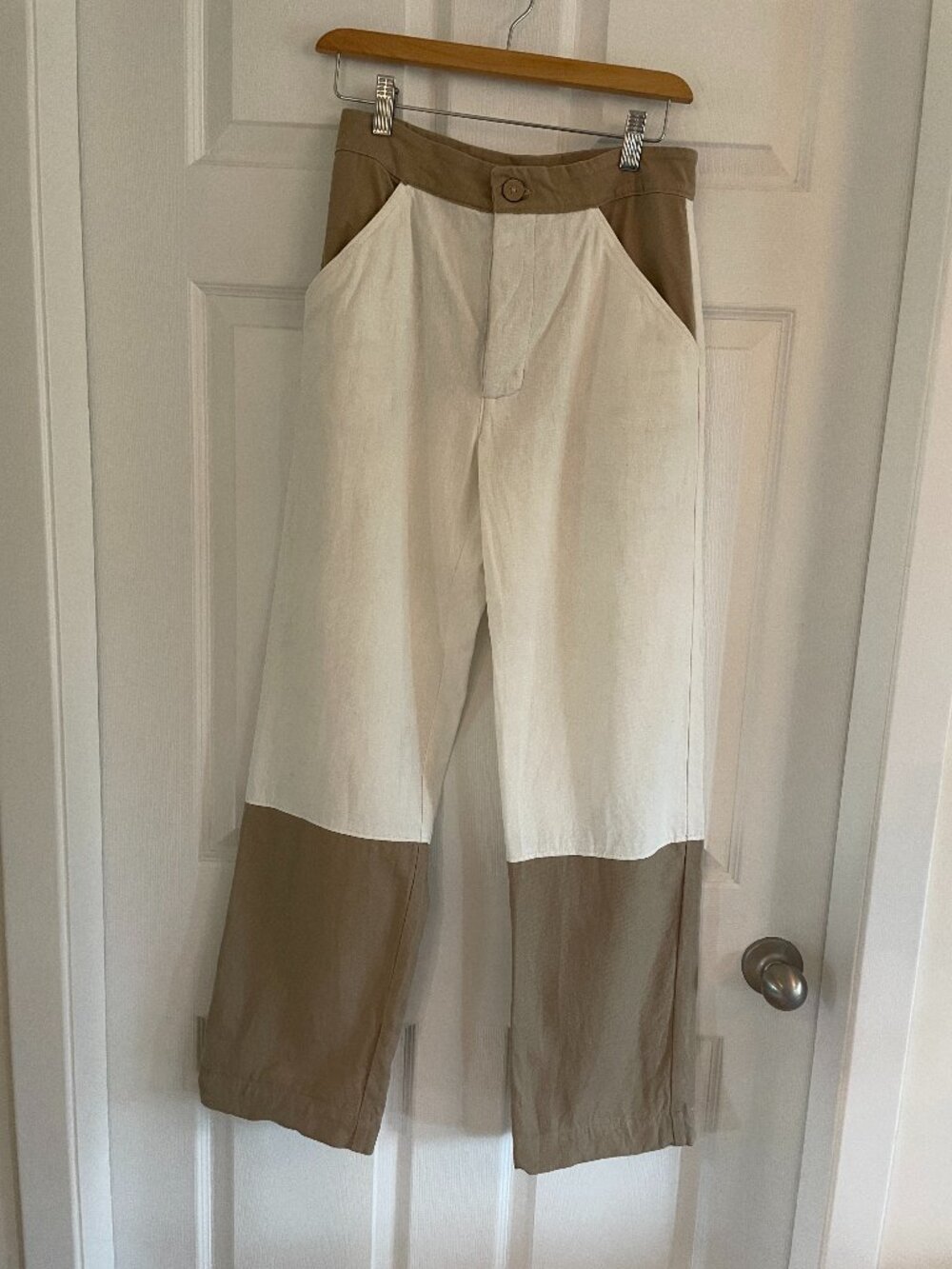 JIMI Canada Colourblock Wide Leg Pants Small